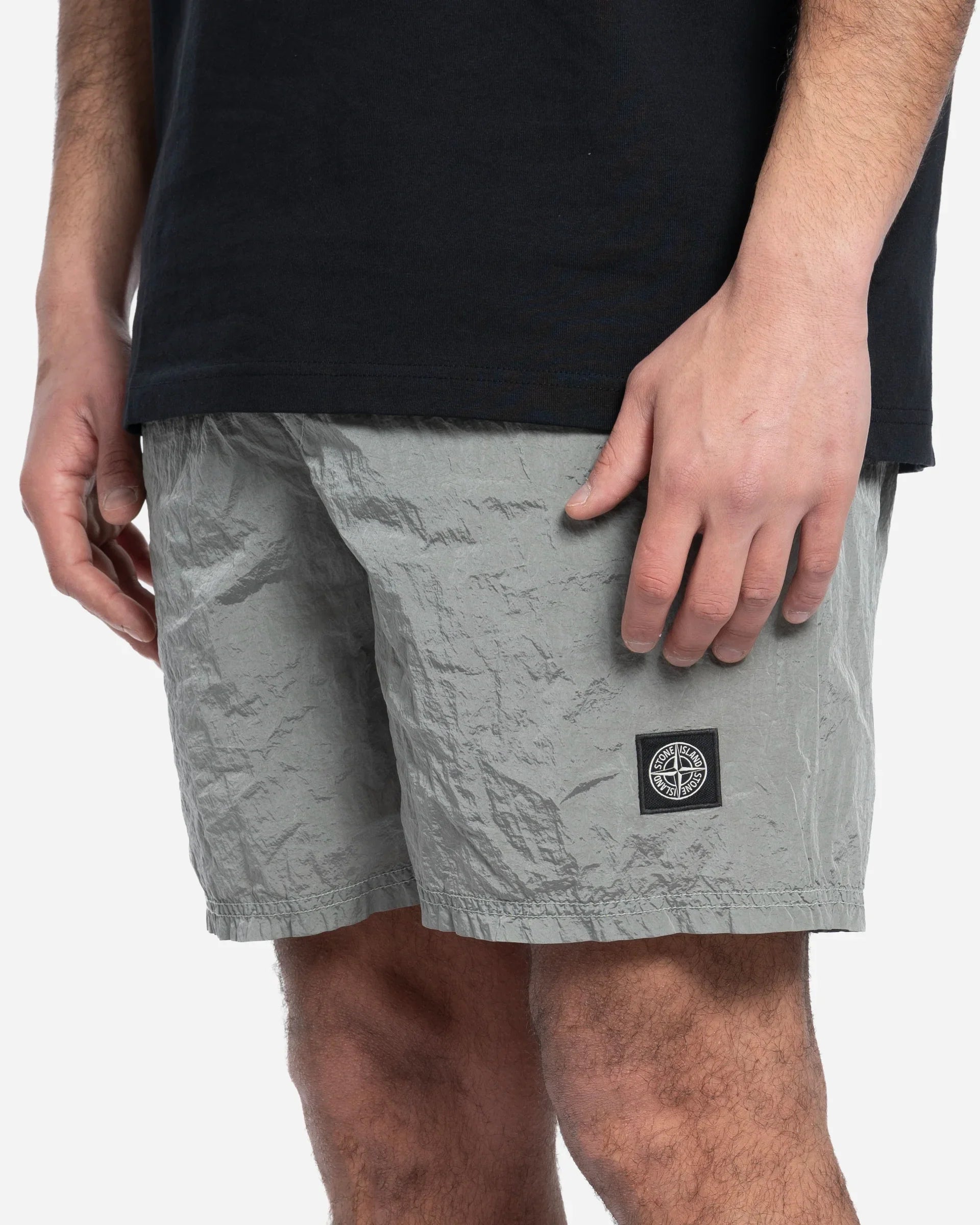 Short de Bain Mi-Long Pearl Grey