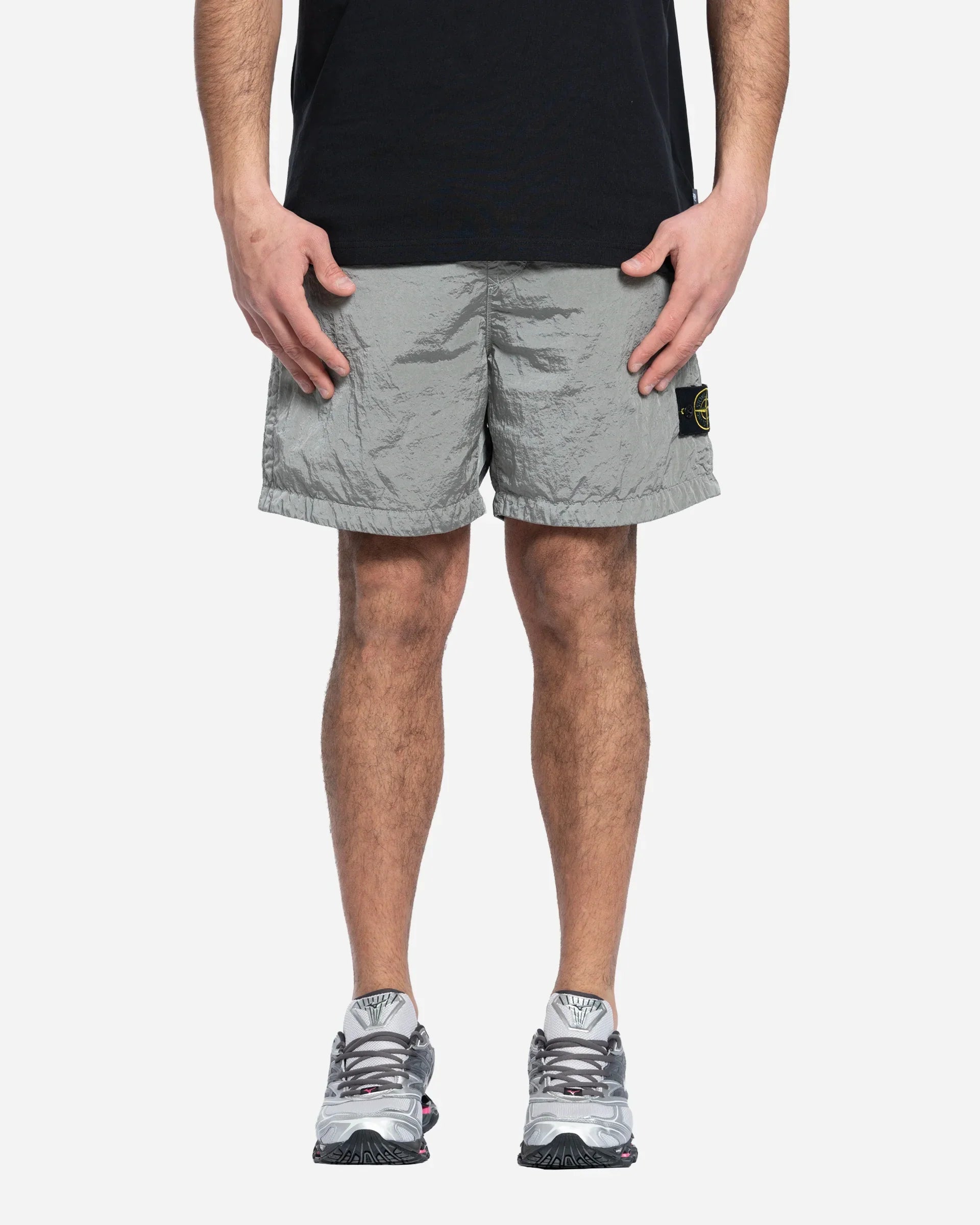 Short en Nylon Metal Pearl Grey