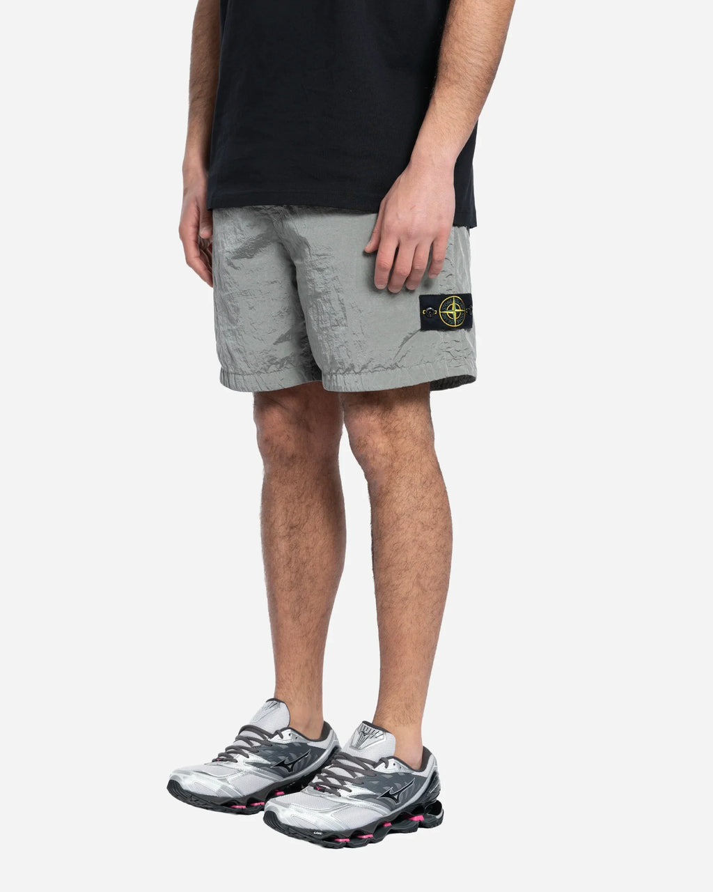 Short en Nylon Metal Pearl Grey