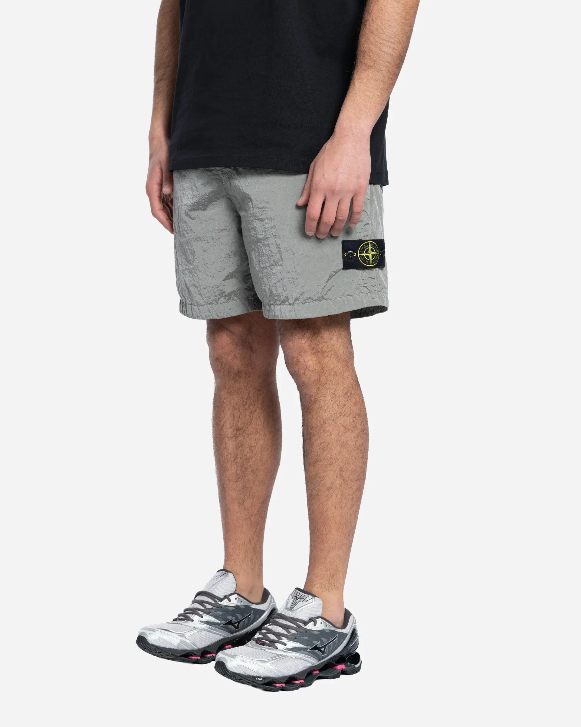 Short en Nylon Metal Pearl Grey