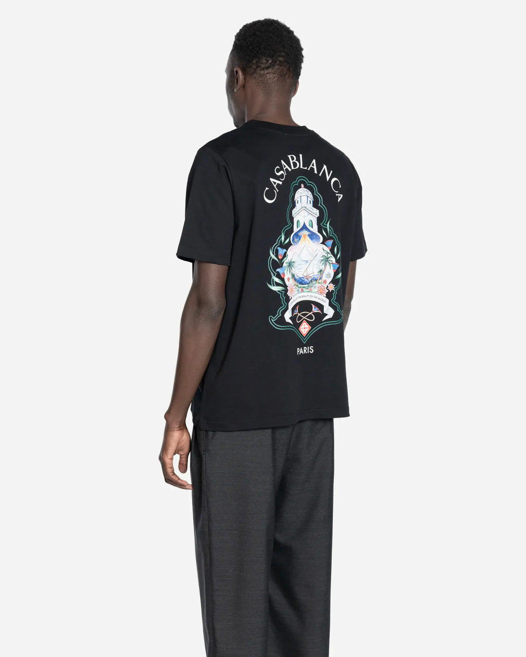 T-Shirt Hotel Emblem Noir