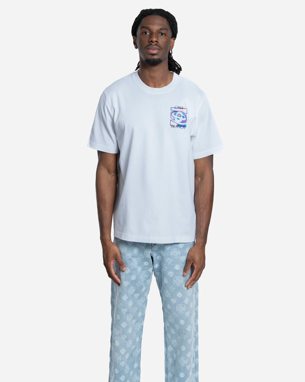 T-Shirt Heat Map Blanc