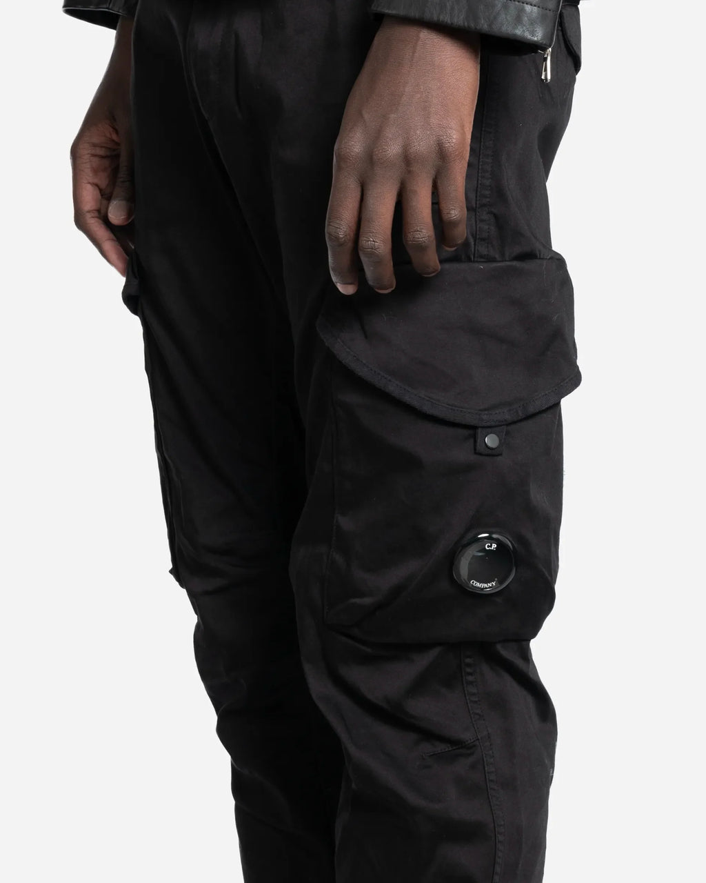 Pantalon Cargo Satin de Coton Stretch Lens