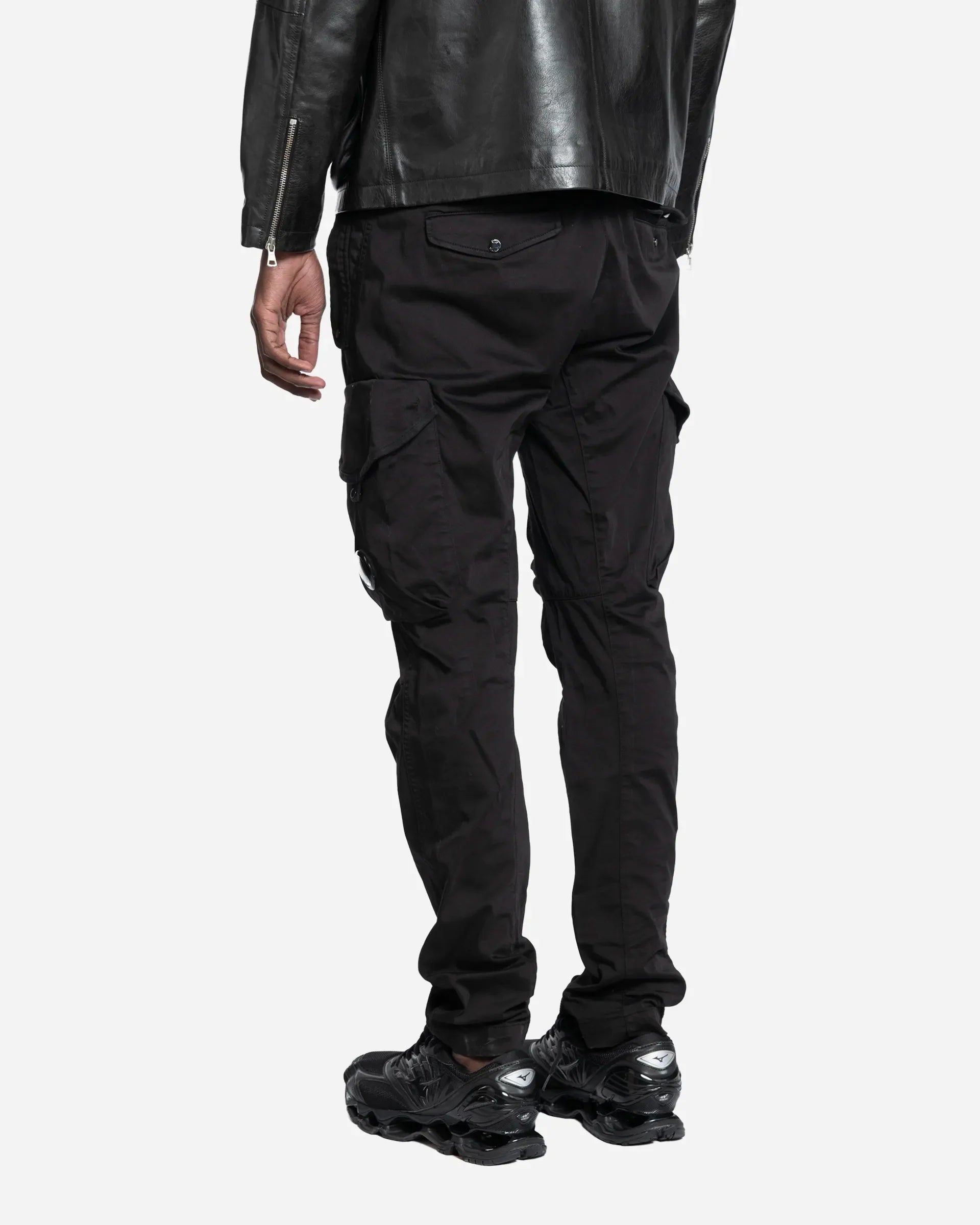 Pantalon Cargo Satin de Coton Stretch Lens
