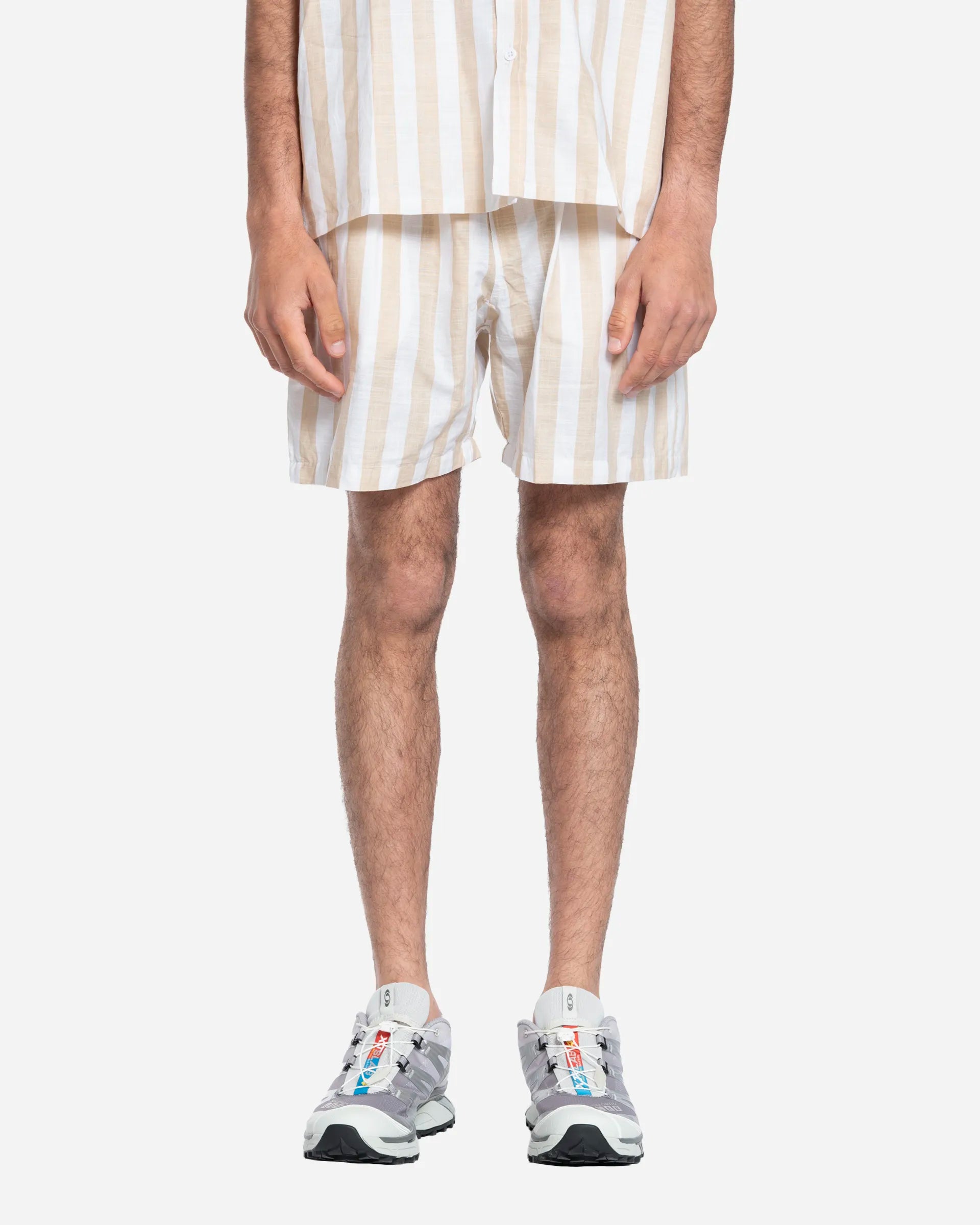 Short à Rayures Seseh Beige