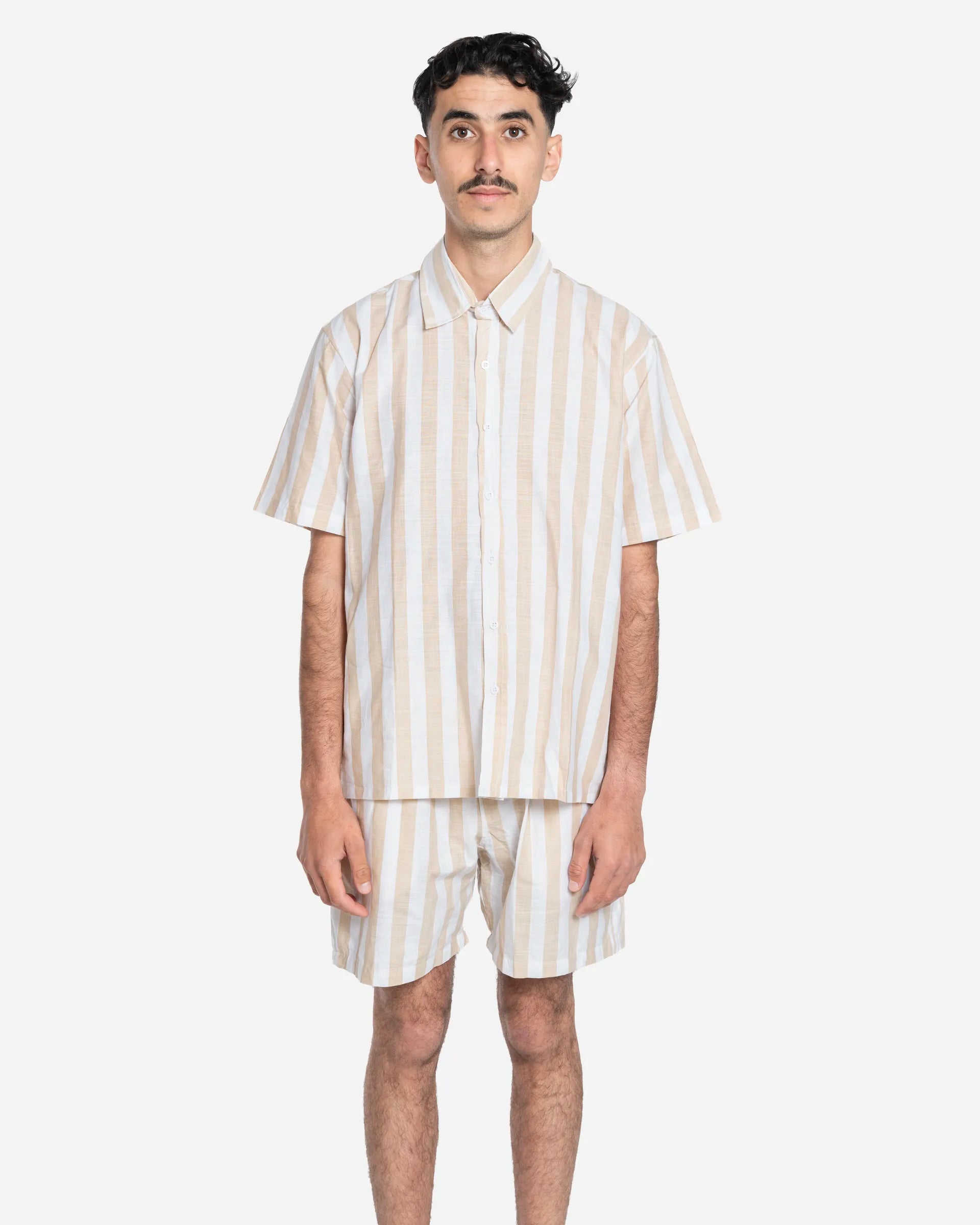 Short à Rayures Seseh Beige