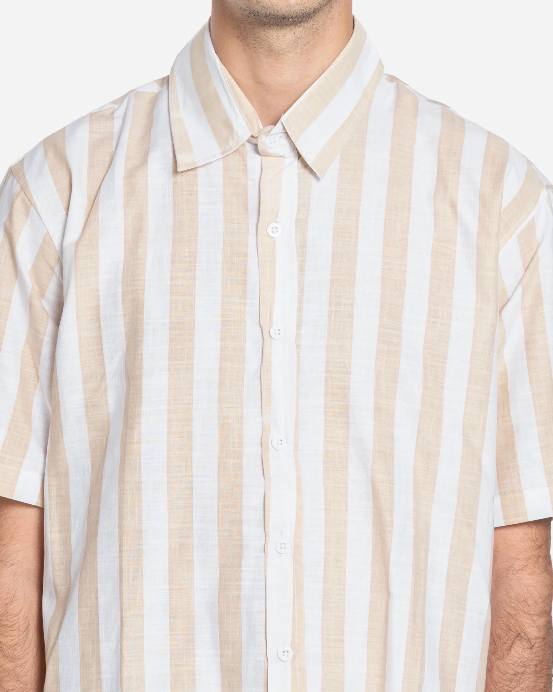 Chemise à Manches Courtes Seseh Beige