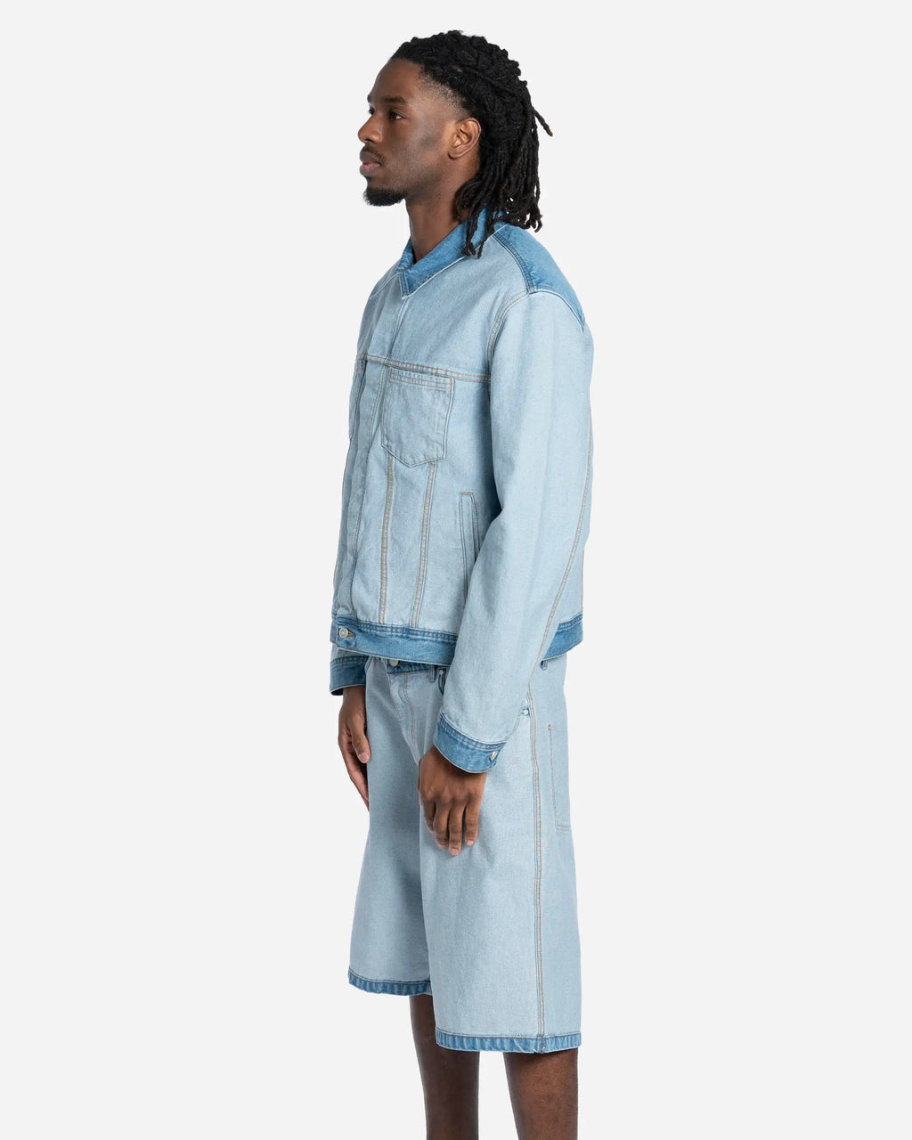 Veste Denim Déstructurée