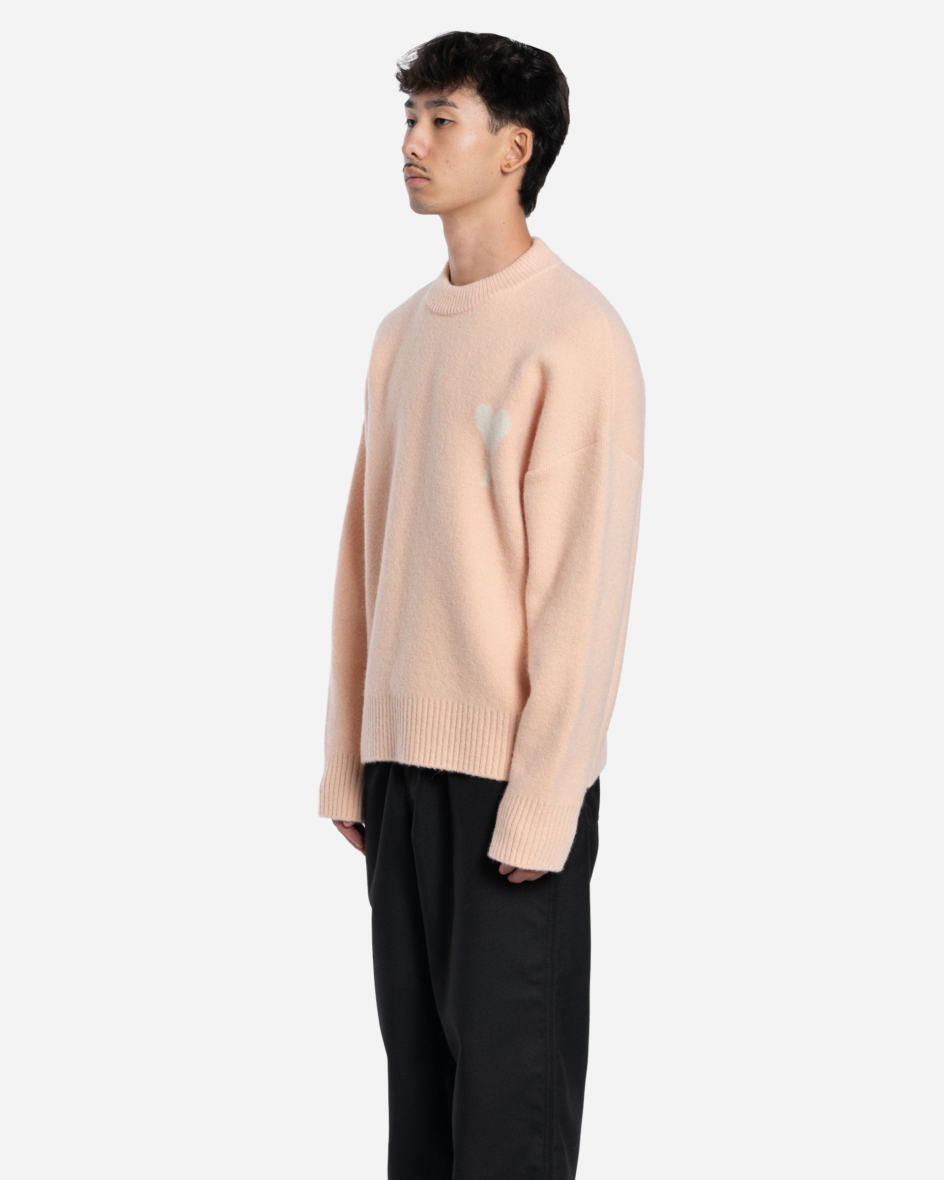 Pull Col Rond Ami De Coeur en Alpaga